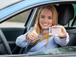 Führerschein gerade bestanden